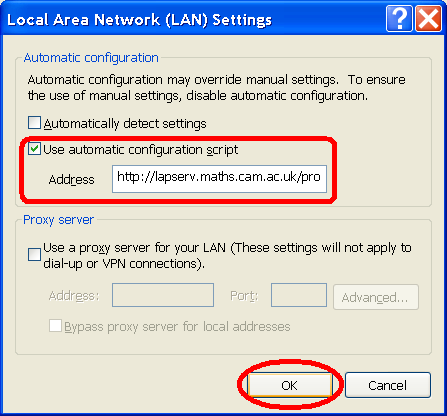 lan settings